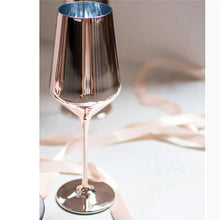 Load image into Gallery viewer, Rose Gold Red Wine Glass