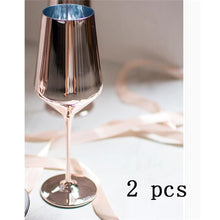 Load image into Gallery viewer, Rose Gold Red Wine Glass