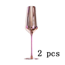 Load image into Gallery viewer, Rose Gold Red Wine Glass