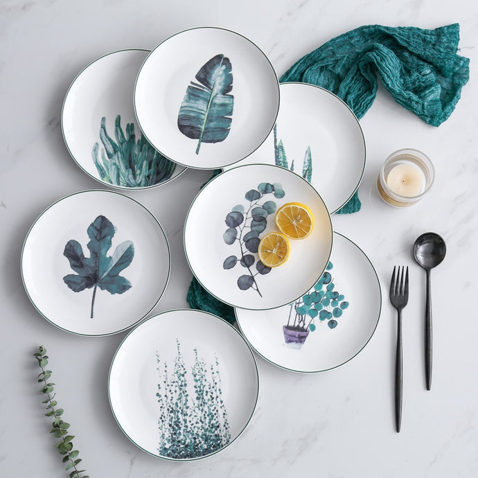 Green Plants Porcelain