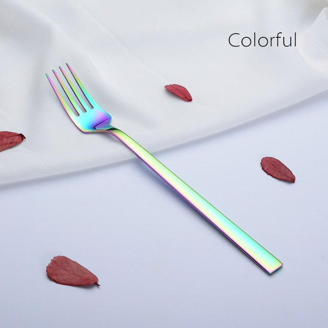 Dinner Fork Colourful