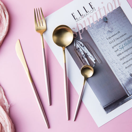 Dinnerware Set Gold