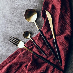 Dinnerware Set Gold
