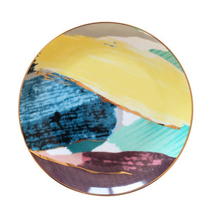 Watercolor Painting Plate