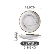 Load image into Gallery viewer, Pattern Porcelain Plate