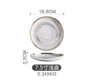 Pattern Porcelain Plate
