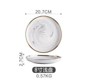 Pattern Porcelain Plate