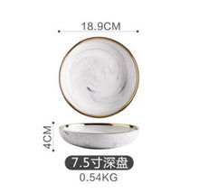 Load image into Gallery viewer, Pattern Porcelain Plate