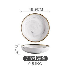 Pattern Porcelain Plate