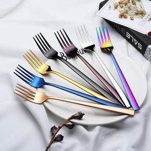 Dinner Fork Colourful