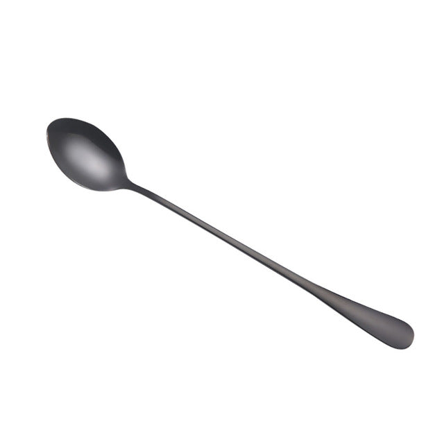 colorful long spoon