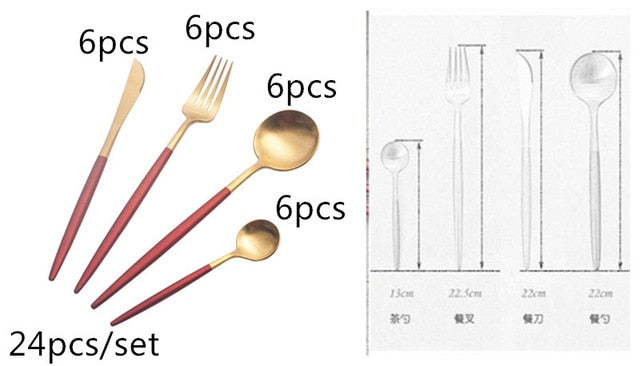 24pcs/set  Red