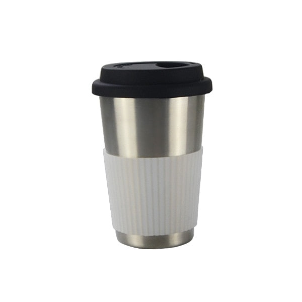 Silver Rose Gold  Portable Cup