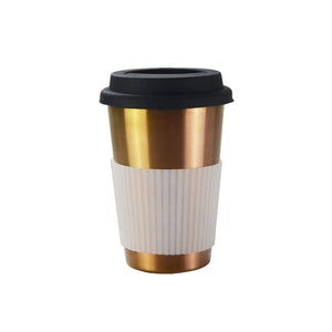 Silver Rose Gold  Portable Cup